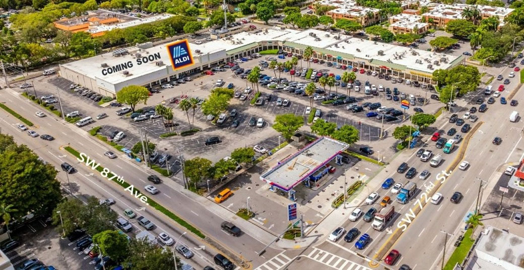 Fort Lauderdale Beach Retail Center Aerial View